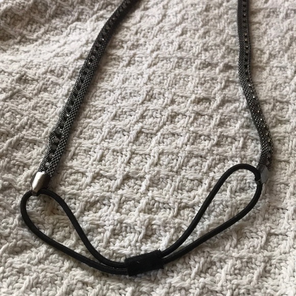 Dark grey gemstone headband - Picture 3 of 3